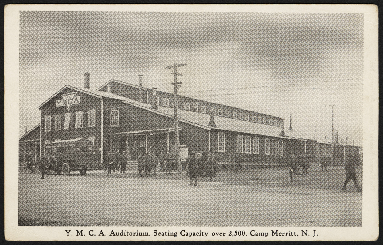 Y.M.C.A. auditorium, seating capacity over 2,500, Camp Merritt, N.J.