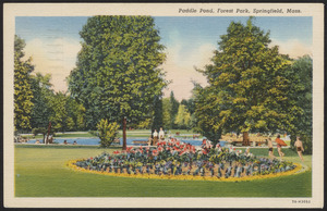 Paddle Pond, Forest Park, Springfield, Mass.