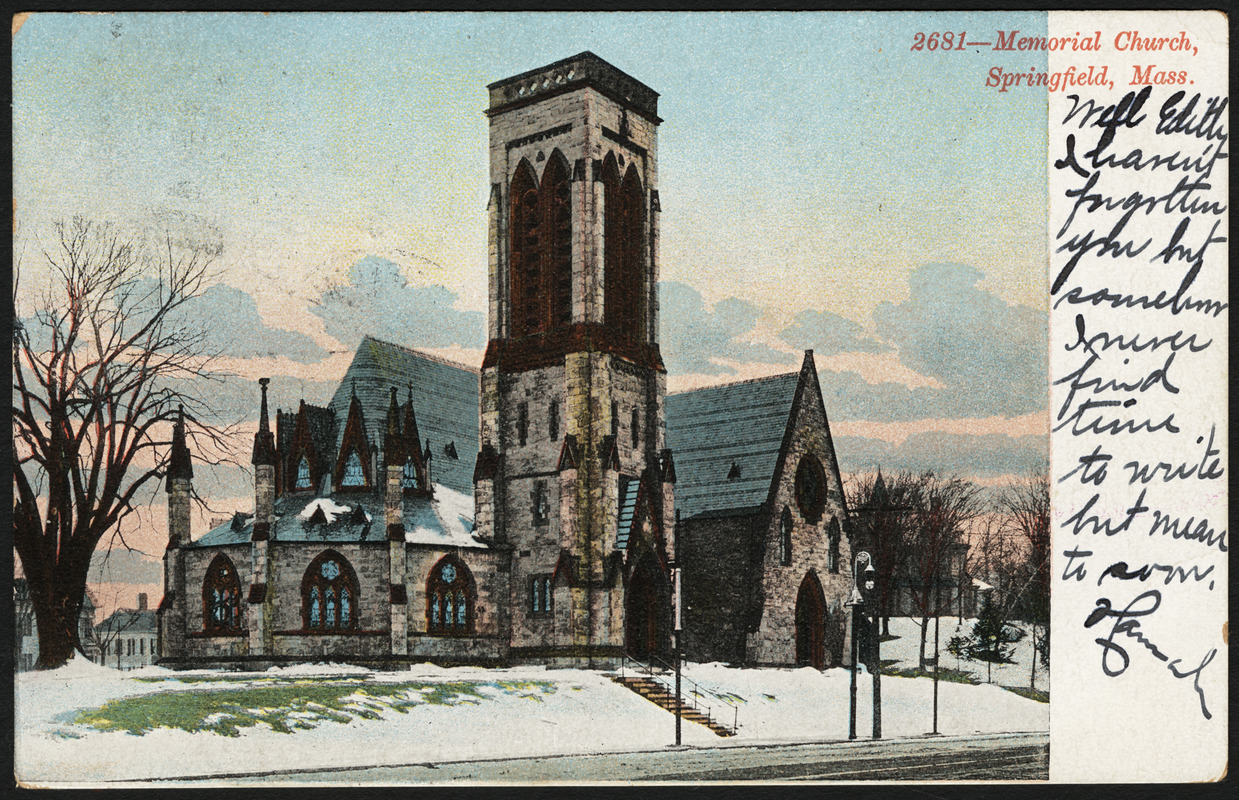 Memorial Church, Springfield, Mass.