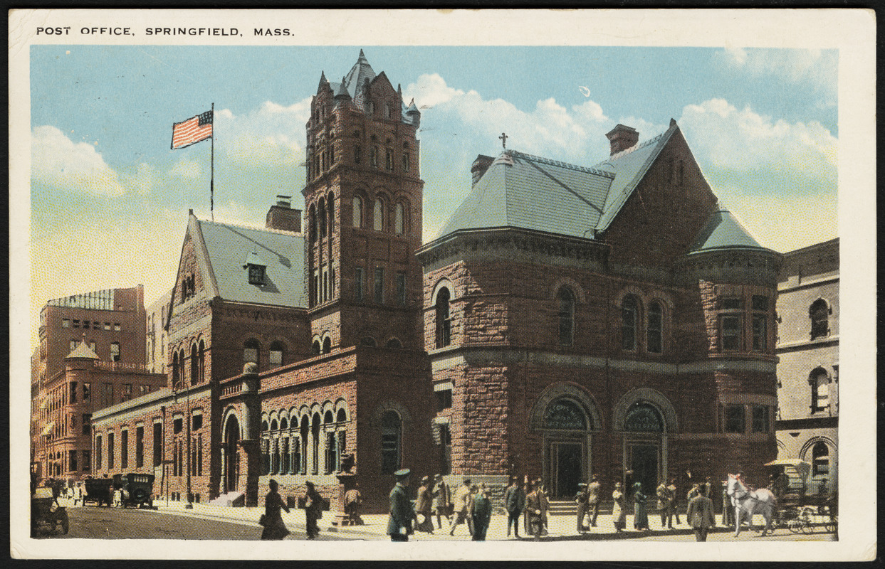 Post Office, Springfield, Mass. - Digital Commonwealth