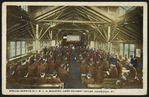 Special service in Y.M.C.A. building, Camp Zachary Taylor, Louisville, Ky.