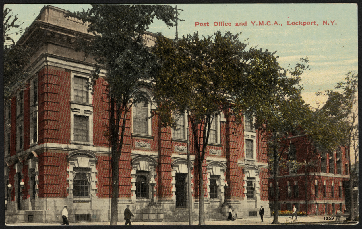 Post Office and Y.M.C.A., Lockport, N.Y. Digital Commonwealth