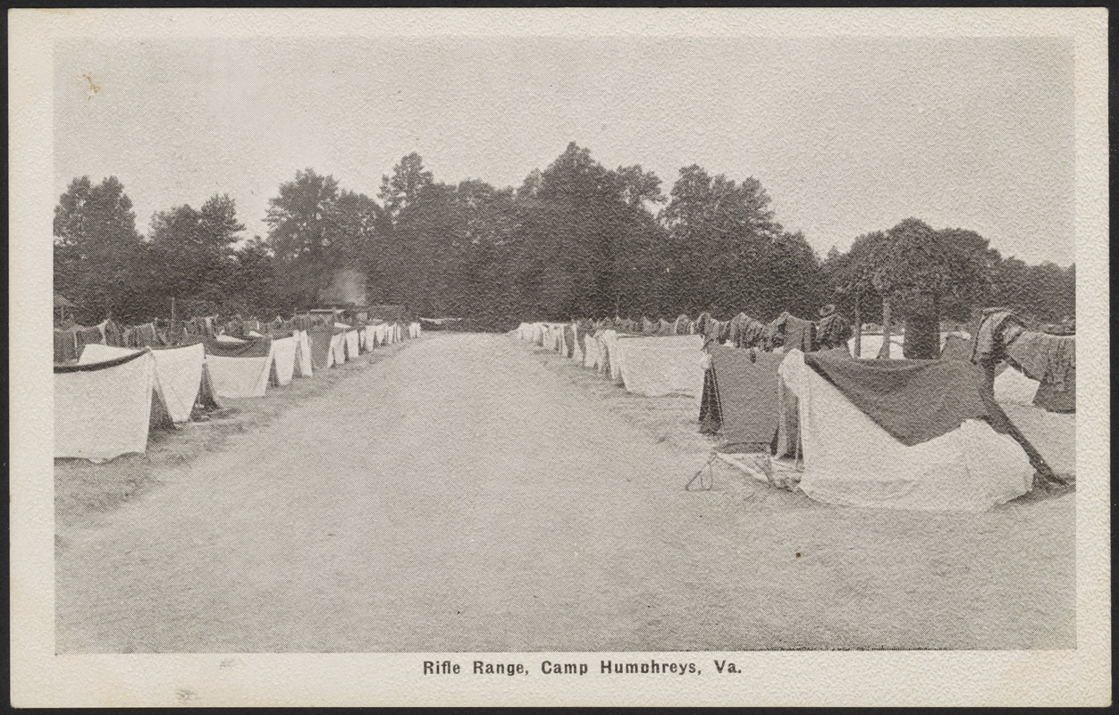 Rifle Range, Camp Humphreys, Va.