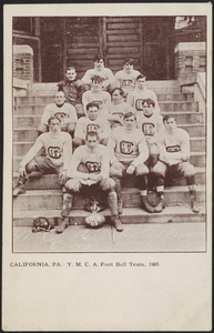 California, Pa. - Y.M.C.A. Foot ball team, 1905