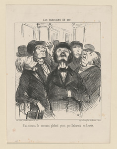 Examinant le nouveau plafond...par Delacroix...