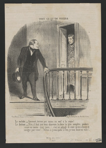 Le malade. - Comment docteur, pas même...