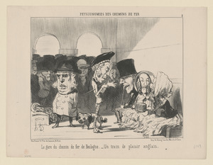 La gare du chemin der fer de Boulogne...