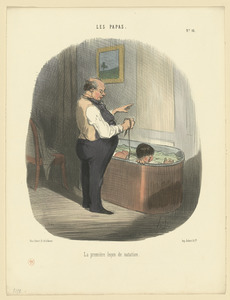 La première leçon de natation