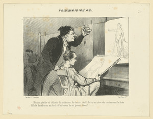Mission pénible et délicate du professeur de dessin...
