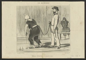 Madame Rabourdeau à sa première leçon