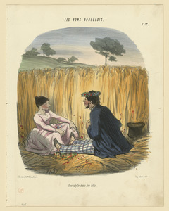 Une idylle dans les blés