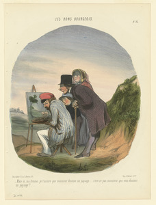 Mais si, ma femme...monsieur dessine un paysage...
