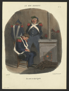 Une soirée au corps de garde