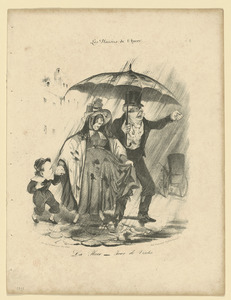 La pluie. Jour de visites