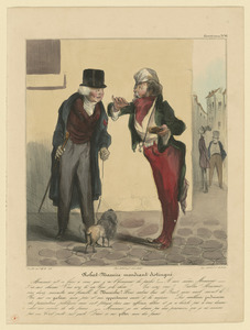 Robert Macaire mendiant distingué