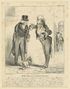 Robert Macaire mendiant distingué