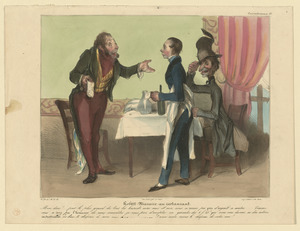 Robert Macaire au restaurant