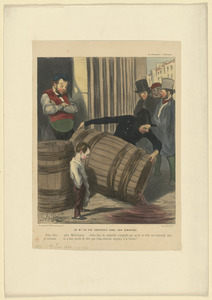 Un marchand de vin contrarié dans son commerce