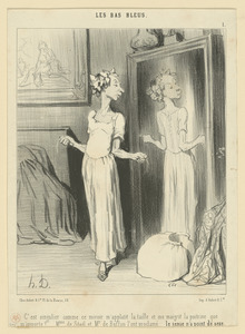 C'est singulier comme ce miroir m'aplatit...