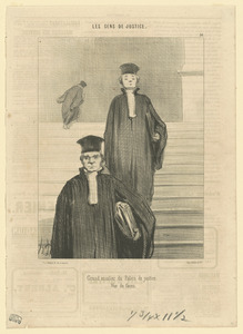 Grand escalier du Palais de Justice, vue de face