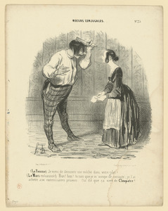 La femme. Je viens de découvrir une mêche...