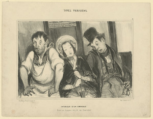 Intérieur d'un omnibus