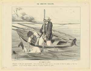 Un homme à la mer