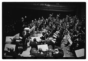Harvard & Radcliffe Glee Clubs symphony Boulanger conducting, Symphony Hall