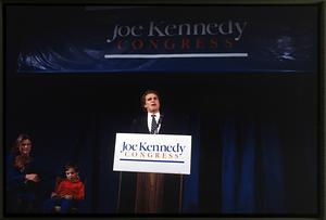 Cambridge, MA 1986 - Joe Kennedy announces his run for congress