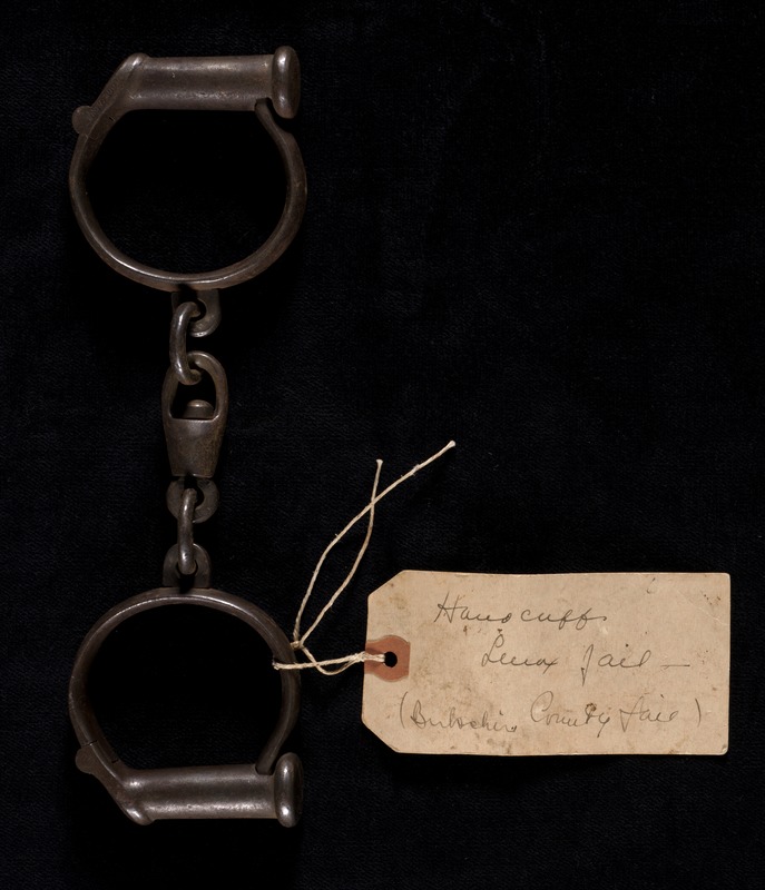 Handcuffs from Lenox jail