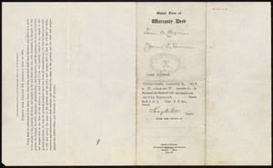Deed from Louis H Regnier to James E. Quinn