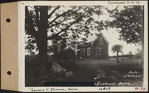 Edward N. Stearns, heirs, camp and garage, Coldbrook, Barre, Mass., Jun. 7, 1928