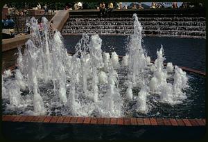 Boston City Hall Plaza fountain