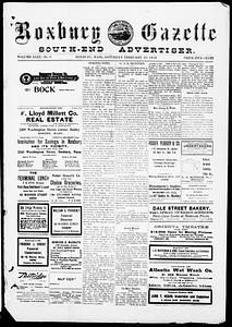Roxbury Gazette and South End Advertiser, February 25, 1911