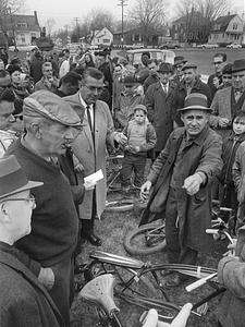 Bicycle auction, Buttonwood Park, New Bedford