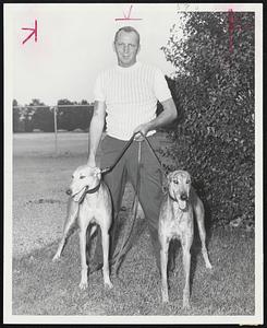 Teddy Meadows will be banking on Softer (left) and More Princely, two of his top greyhounds, when the 28th running of the McCormick Memorial Stakes takes place Saturday night. Eliminations begin Wednesday.