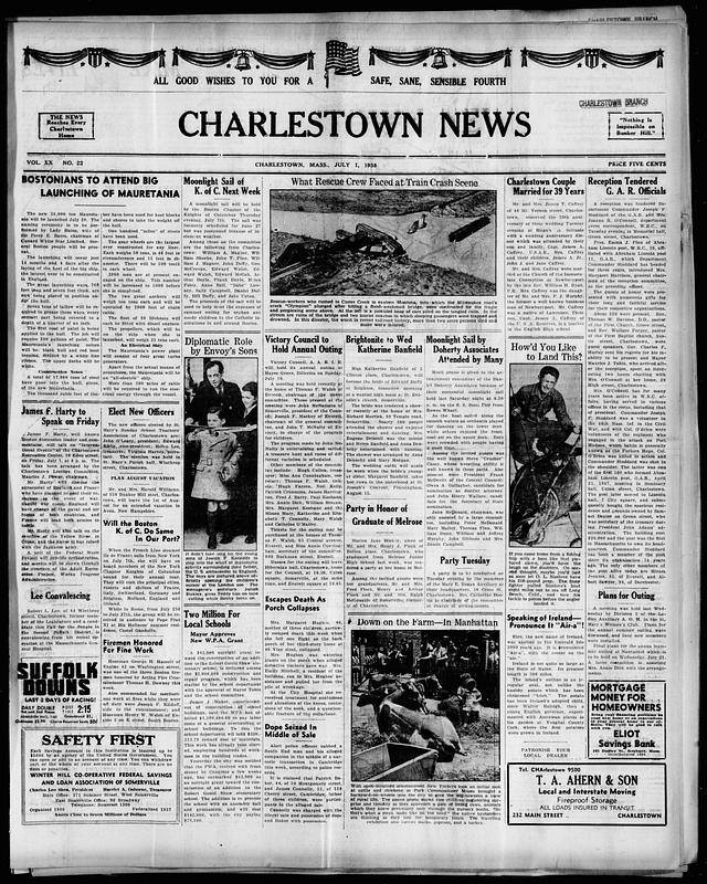 The Charlestown News. July 01, 1938 - Digital Commonwealth