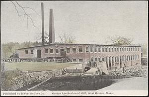 Groton Leatherboard Mill, West Groton, MA