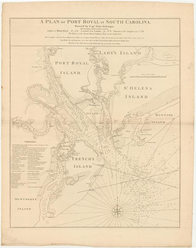 A plan of Port Royal in South Carolina