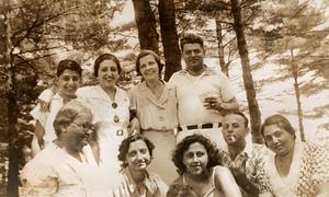 My family socializing at Franklin Park