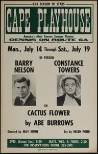 In person Barry Nelson, Constance Towers in Cactus Flower