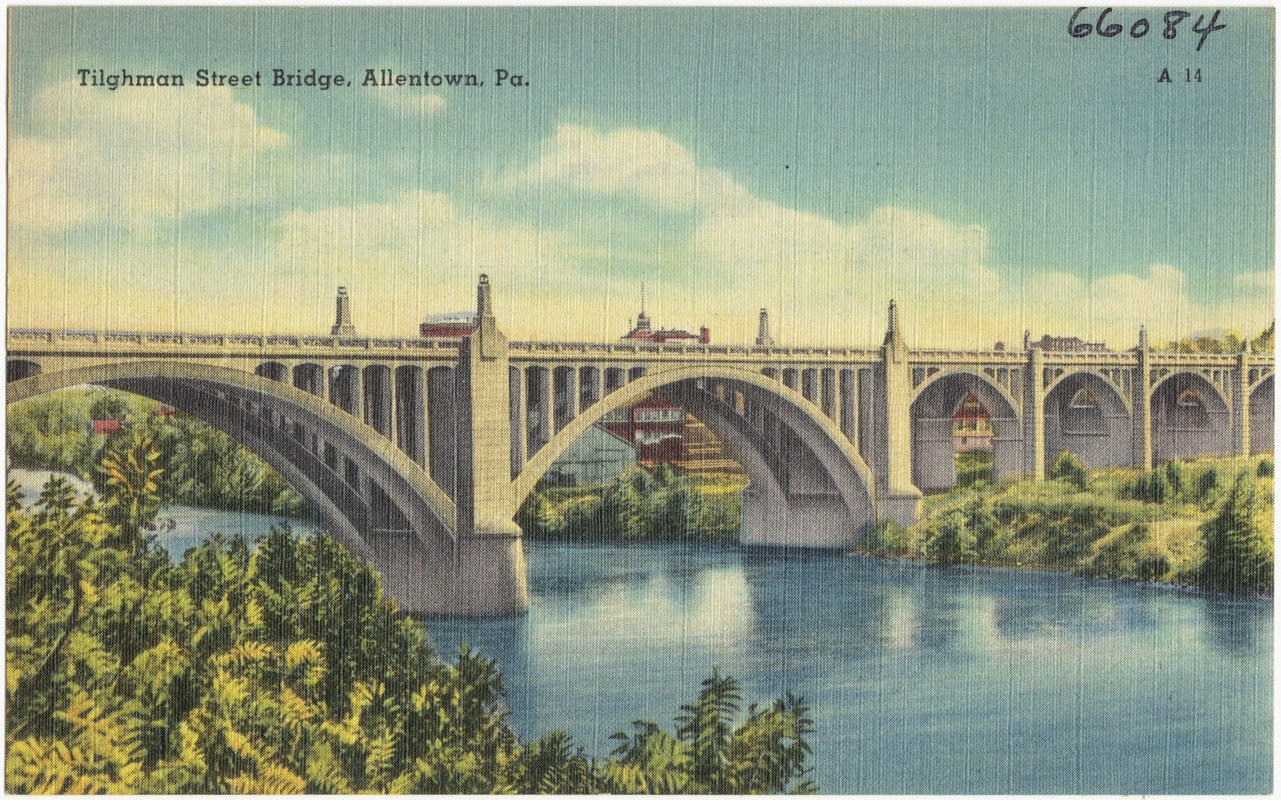 Tilghman Street Bridge, Allenstown, Pa. Digital Commonwealth