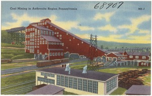 Coal mining in Anthracite Region, Pennsylvania