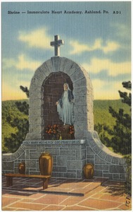 Shrine -- Immaculate Heart Academy, Ashland, Pa.