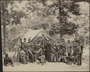 c1861, Camp McDowell, Arlington, 8th New York State Militia