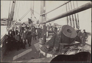 Bomb schooner at Alexandria, Virginia