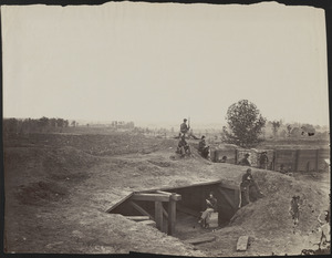 Confederate fortifications in front of Atlanta, Georgia
