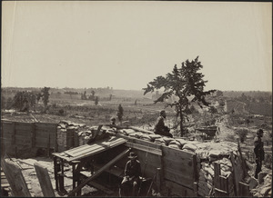 Fortifications in front of Atlanta