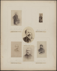 Six portraits: C. Burling, James Barnett, S. P. Blunt, Richard N. Bowerman, [unidentified], DeWitt C. Baxter