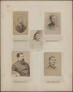Five portraits: Wiloughby Babcock, James A. Beaver, C. J. Bartlett, Hiram L. Brown, James P. Brownlow